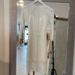 FOR LOVE AND LEMONS White Lace Dress